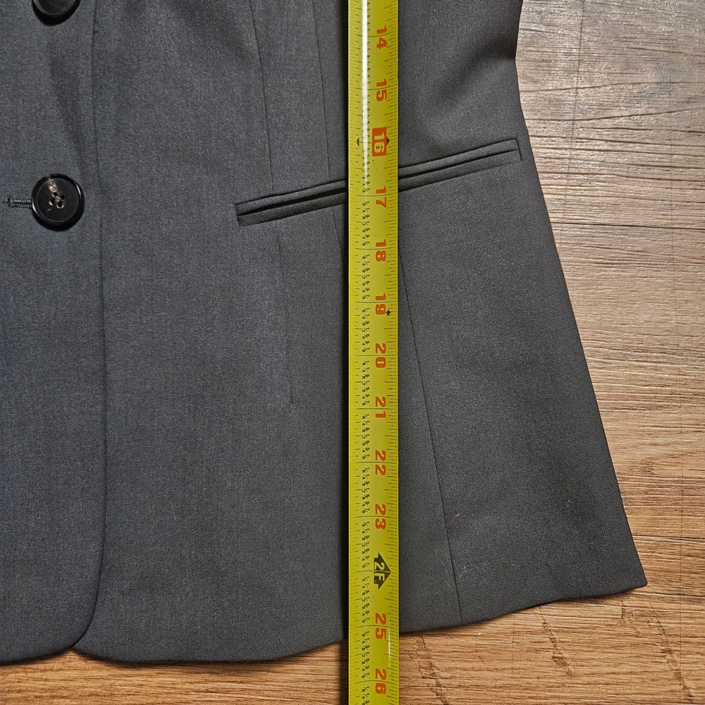 Lafayette 148 New York Virgin Wool Blend Blazer 8 Office Siren Corpcore‎ - Picture 5 of 6